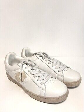 Lotto Leggenda Autograph Men’s Leather Sneakers White Gum Sole Size 9.5